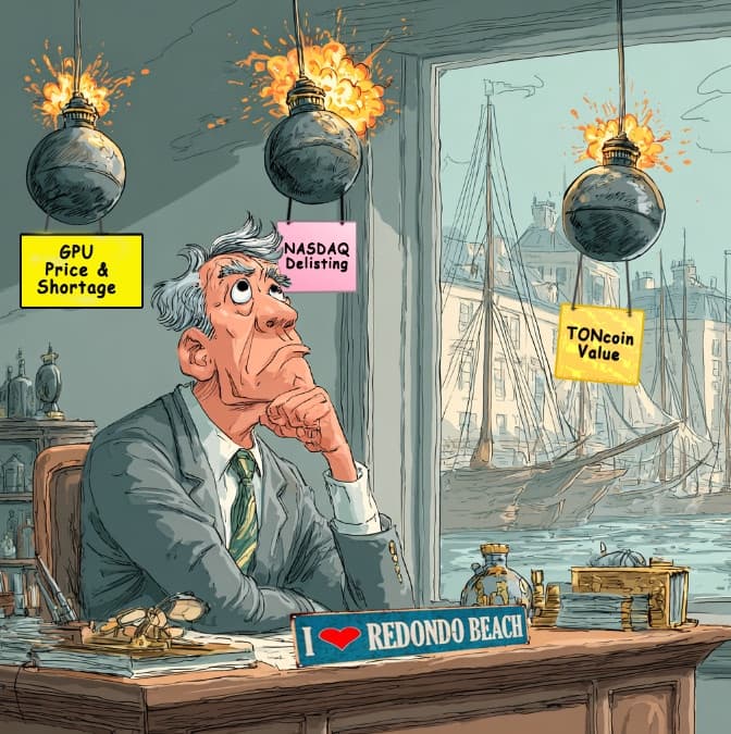 Stressed exec